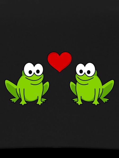 Frog Comic Couple love
