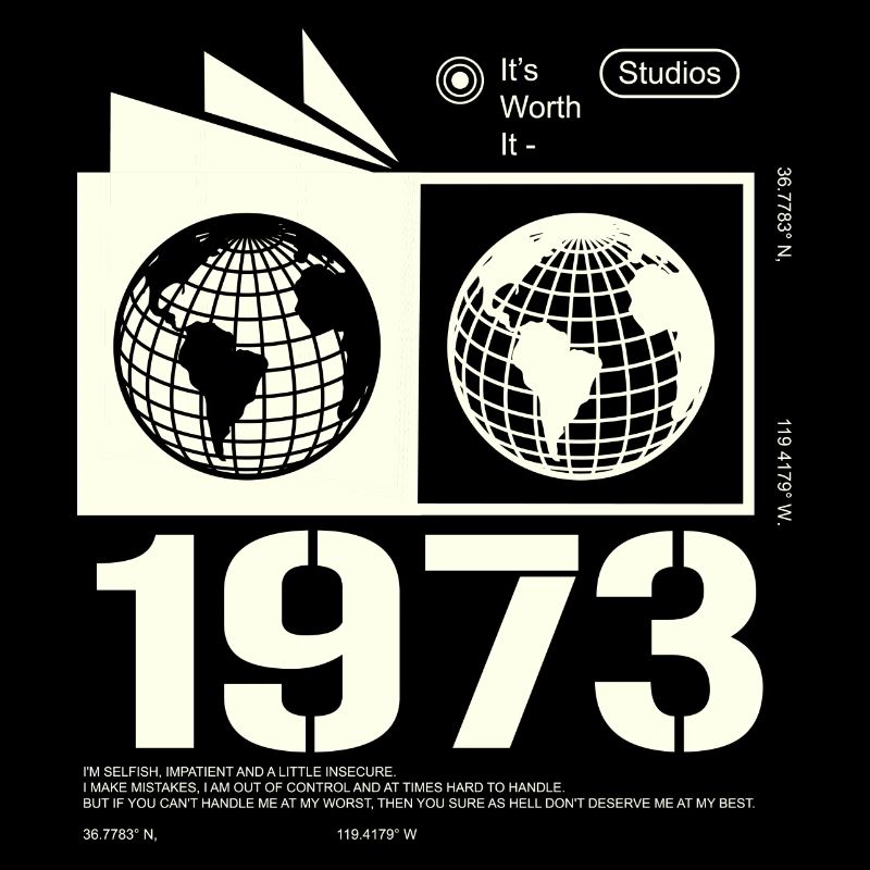 Vintage 1973 Retro Birthday Gift 1973
