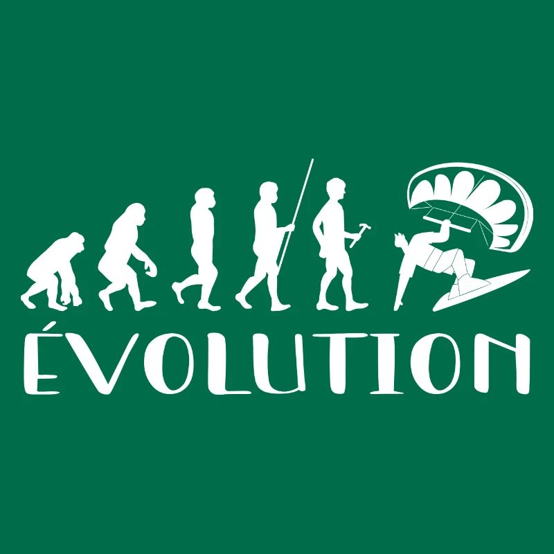 Evolution From Monkey To Surfer