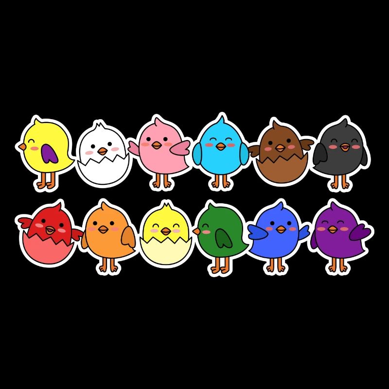 Pride Progress Flag Chick for Equality