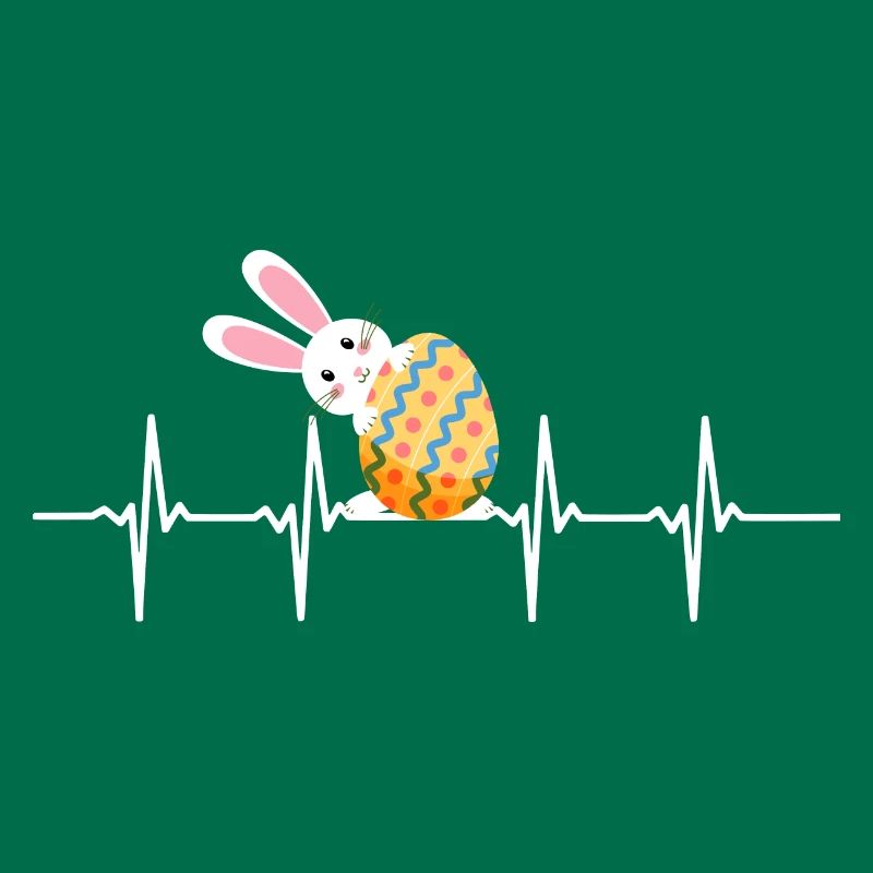 Easter Bunny Heartbeat Easter Egg Easter Easter Easter