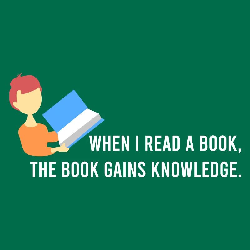 When I read a book