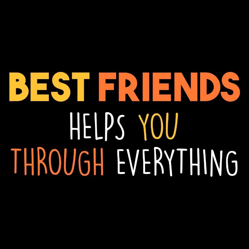 Beste Freunde helfen dir durch alles