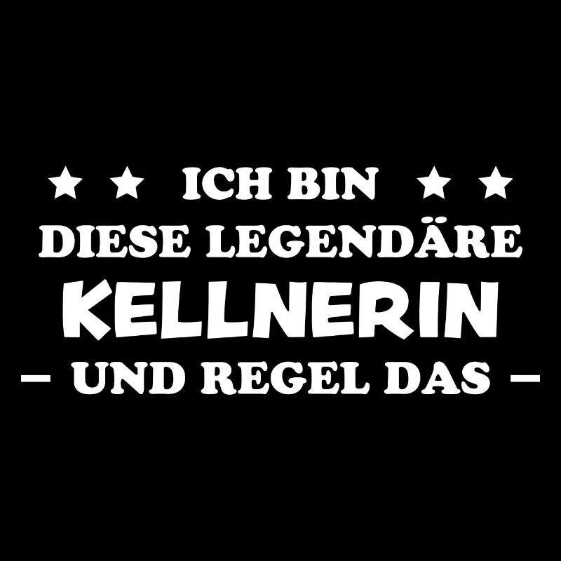 Kellnerin Lustig Spruch Serviererin Beruf Geschenk