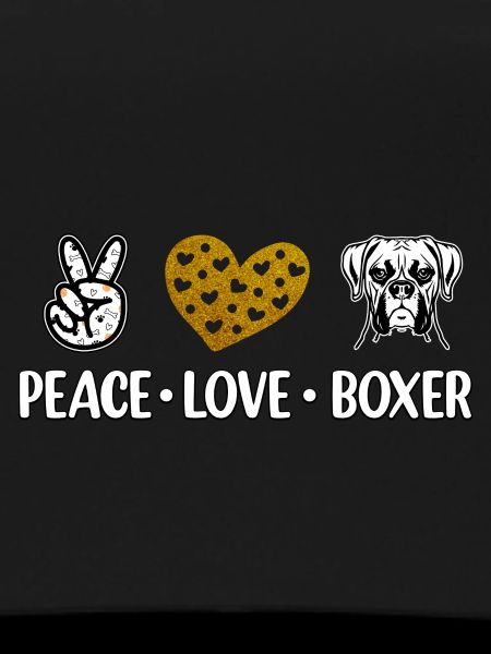 Peace Love Boxer