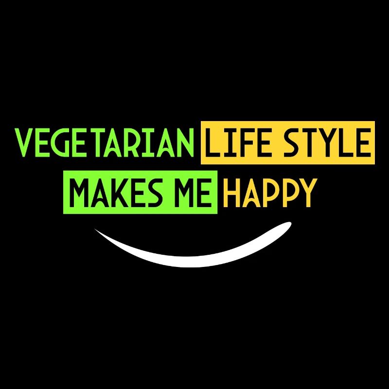mode de vie végétarien - Je suis heureux