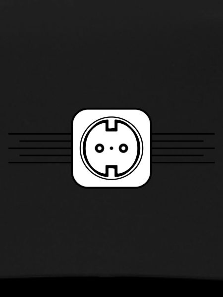 Steckdose Icon Strom
