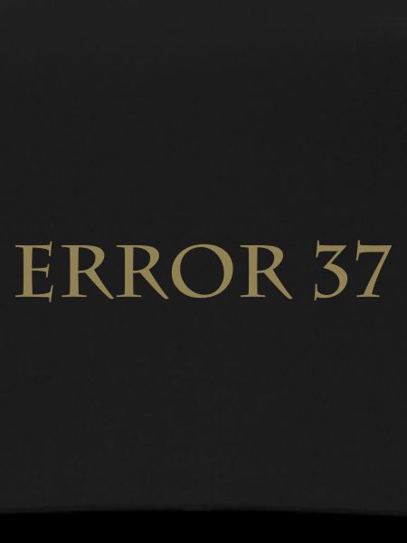 Error 37