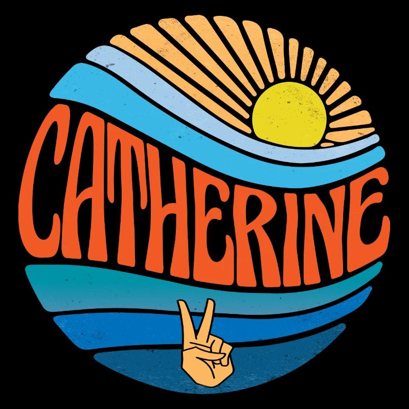 Catherine Hemd Vintage Sunset Catherine Groovy