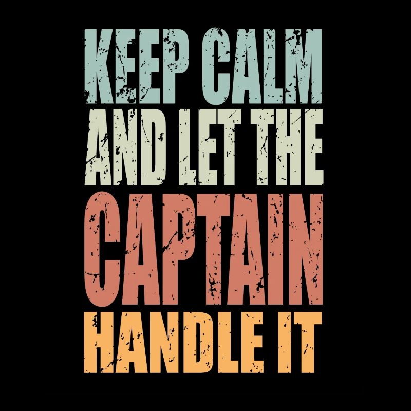 Keep Calm Captain Saying Captain Gift
