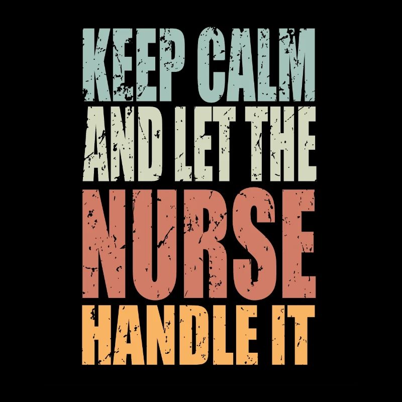Keep Calm Krankenschwester Spruch Krankenschwester