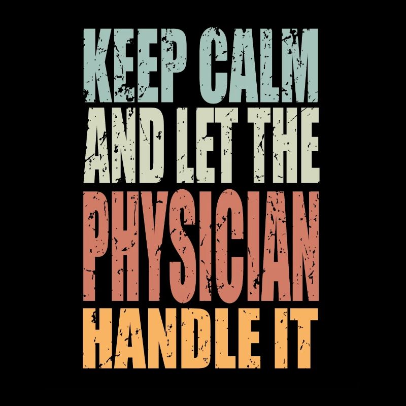 Keep Calm Physiker Spruch Physiker Geschenk