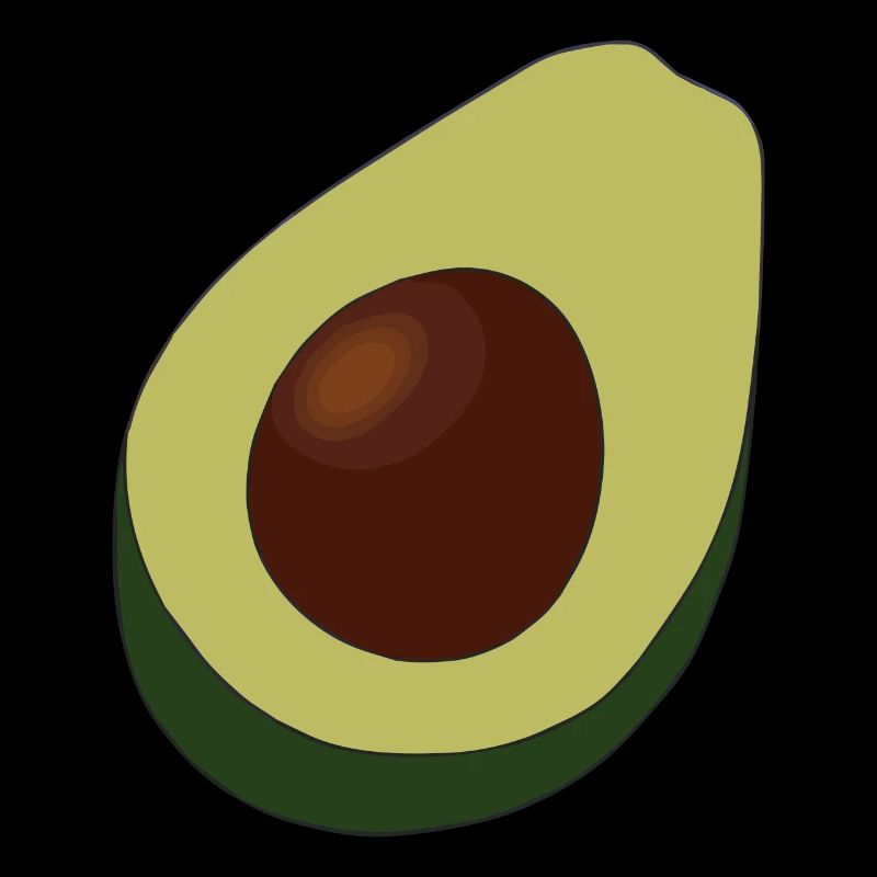 Avocado Illustration Geschenkidee