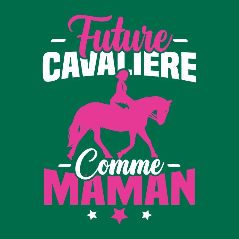 Future cavalière comme maman
