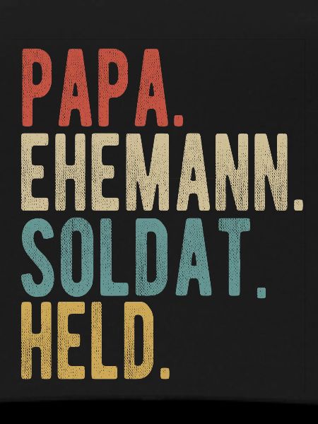 Soldat Papa Ehemann Held