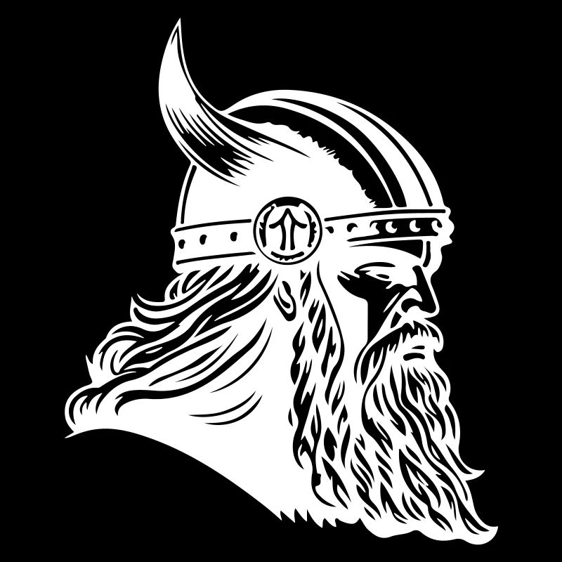 Wikinger Kopf Krieger Viking