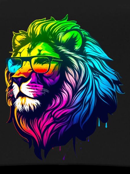 Bespectacled Lion