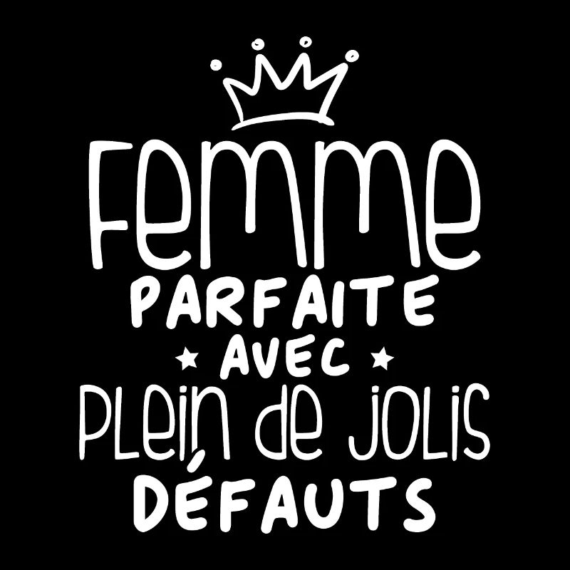 Femme parfaite avec plein de jolis défauts