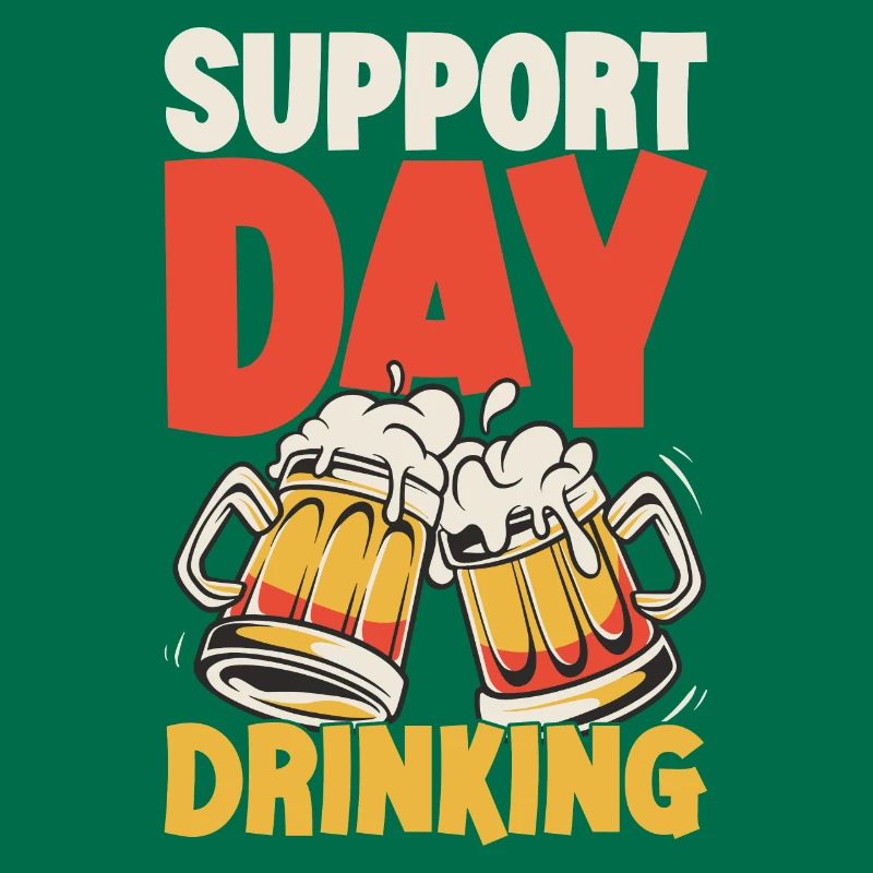 Support Day Drinking Squad Party and Beer Drinking