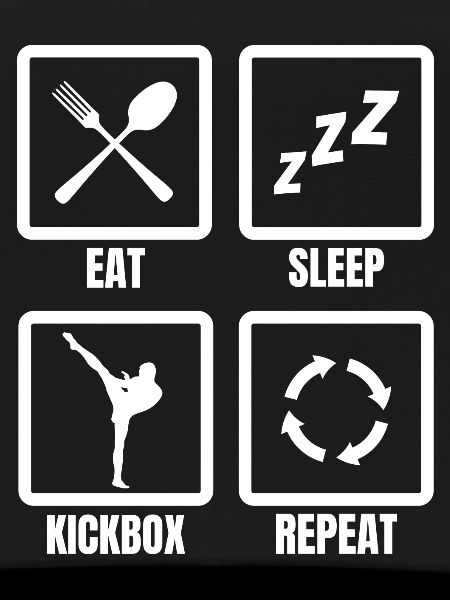 Eat Sleep Kickbox Repeat