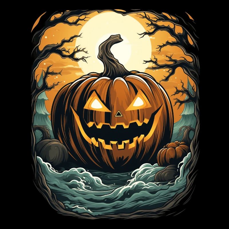 Halloween Emerging Hands Spooky Pumpkin