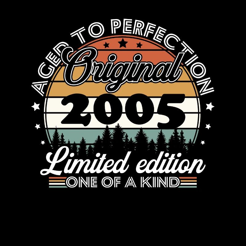 Original 2005 Retro Vintage Anniversary