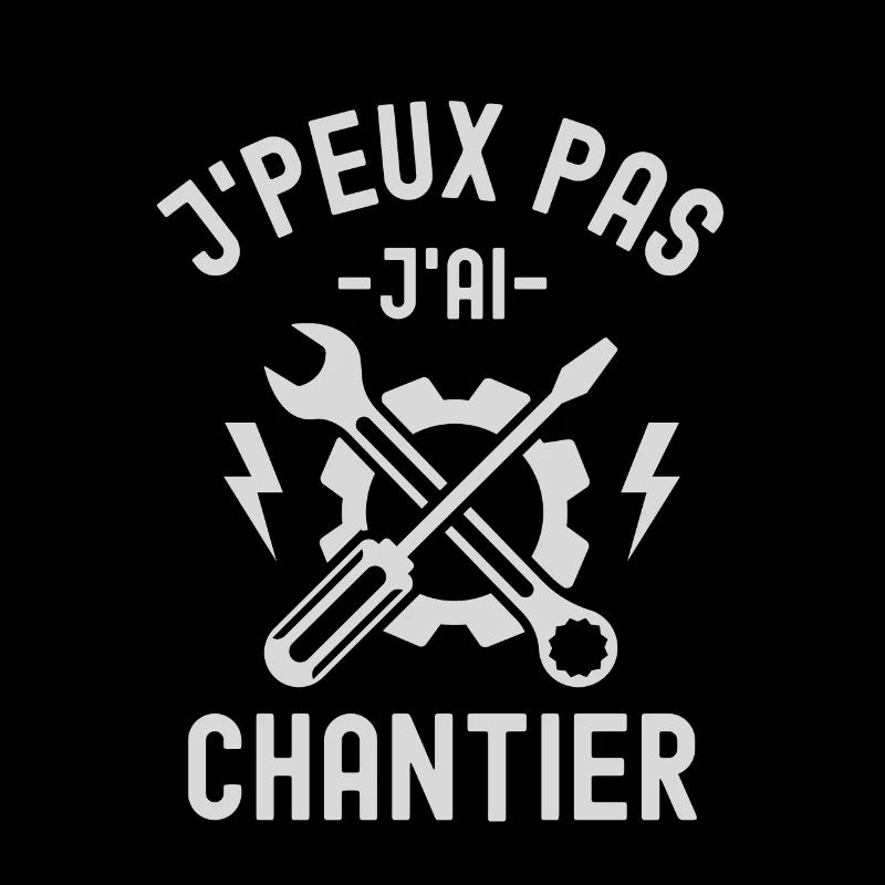 Worker bricoleur chantier