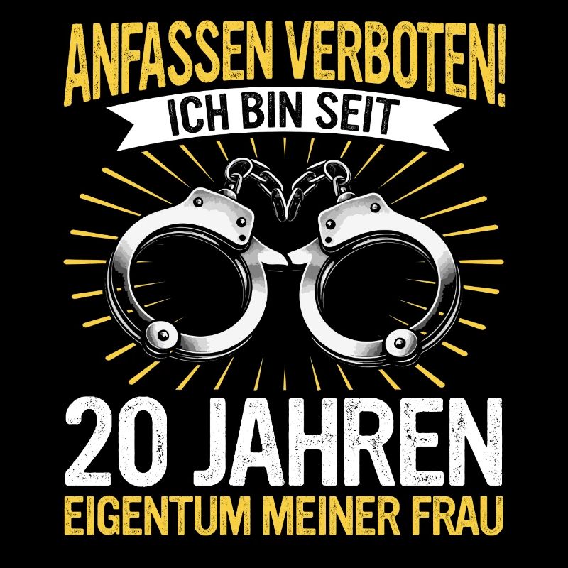20 Hochzeitstag Jahrestag Ehemann Ehefrau