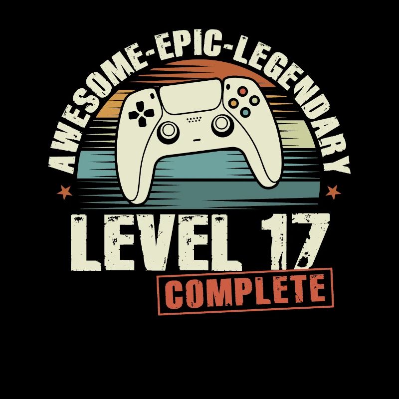 Level 17 Complete 17th Birthday Gift