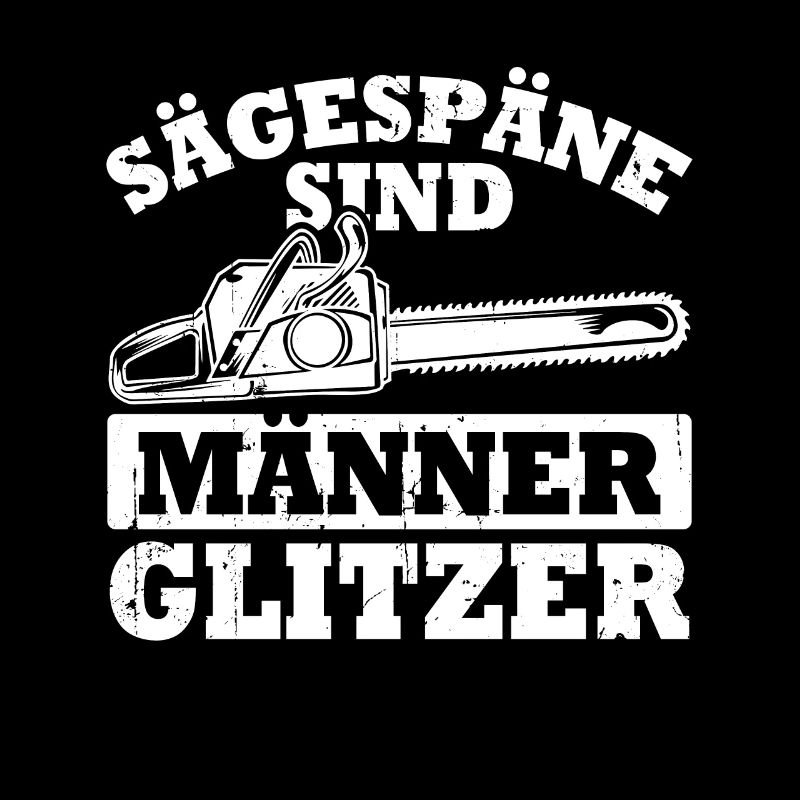 Sägespäne sind Männer Glitzer