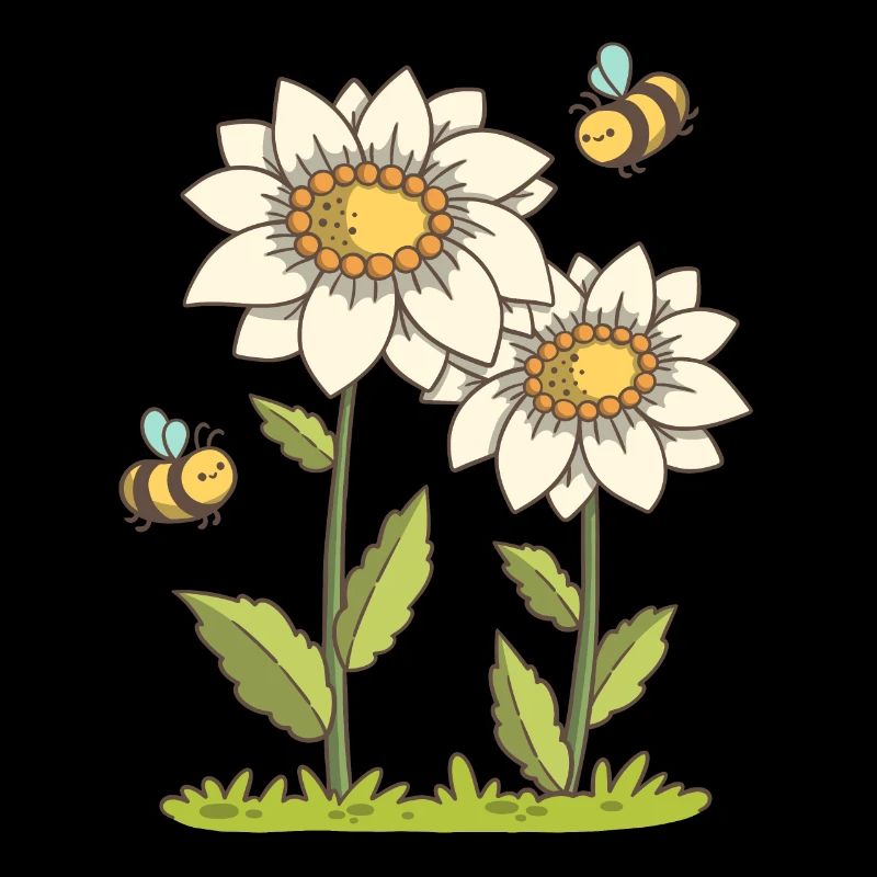 Bienen und Blüten