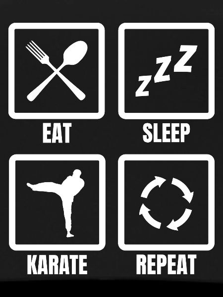 Eat Sleep Karate Repeat
