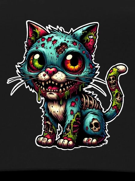 Cat Zombie Monster