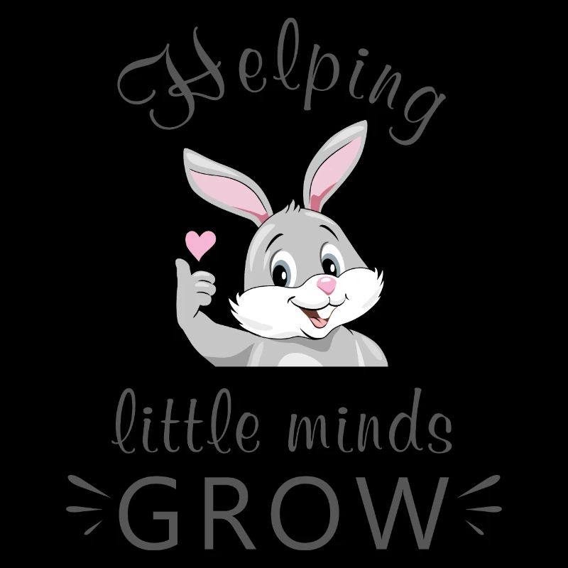 Happy rabbit. Helping little minds grow