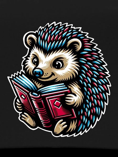 Hedgehogs Reading Books Book