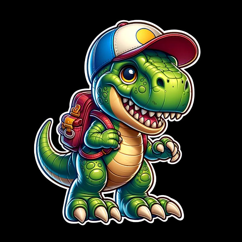 T Rex Schüler Schule Schulkind Einschulung