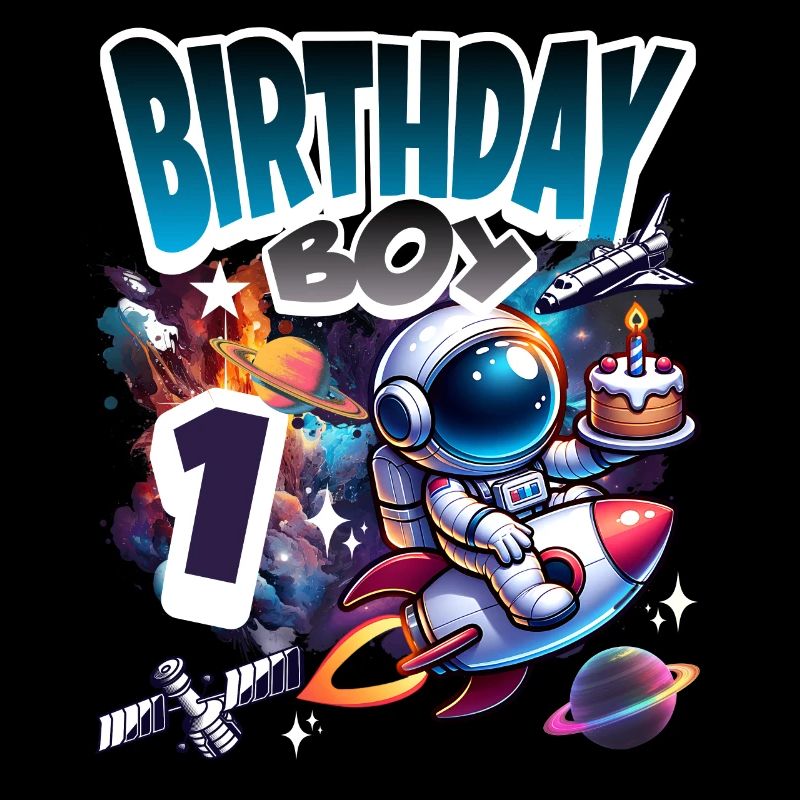 Astronaute 1er anniversaire Espace