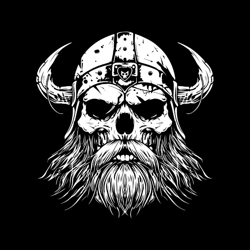 Wikinger Totenkopf Valhalla