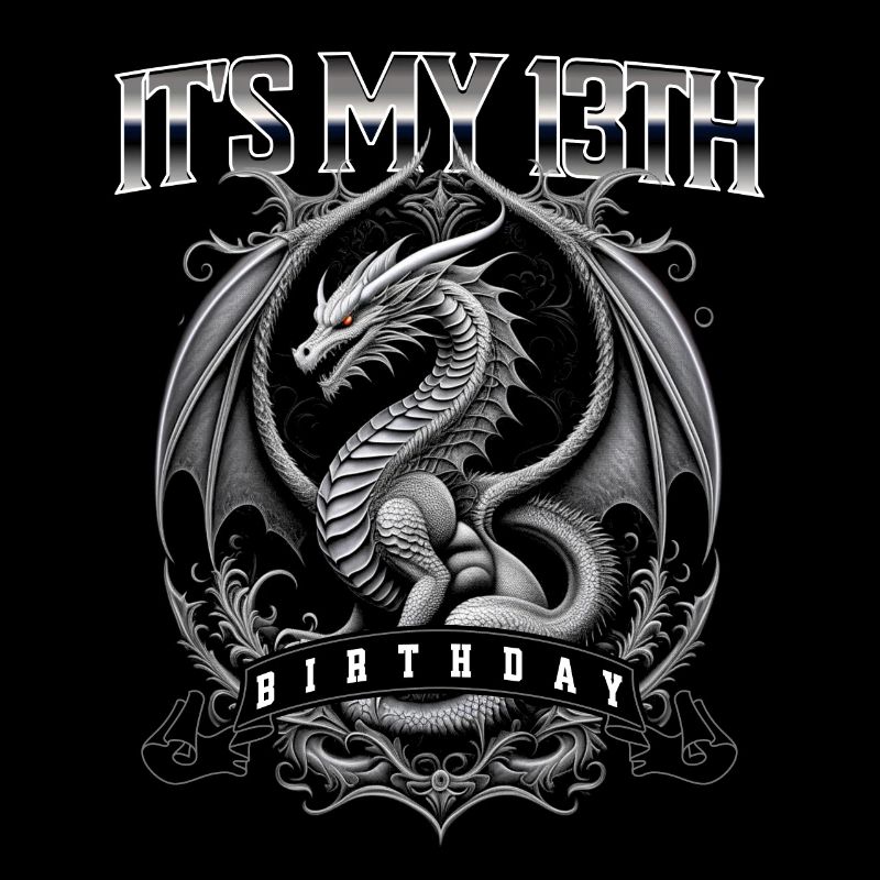 Drache 13. Geburtstag Drachen