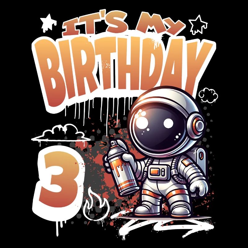 Graffiti Astronaut 3rd Birthday
