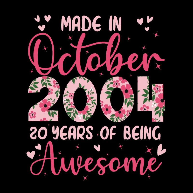 Oktober 2004 20. Geburtstag der Mädchen