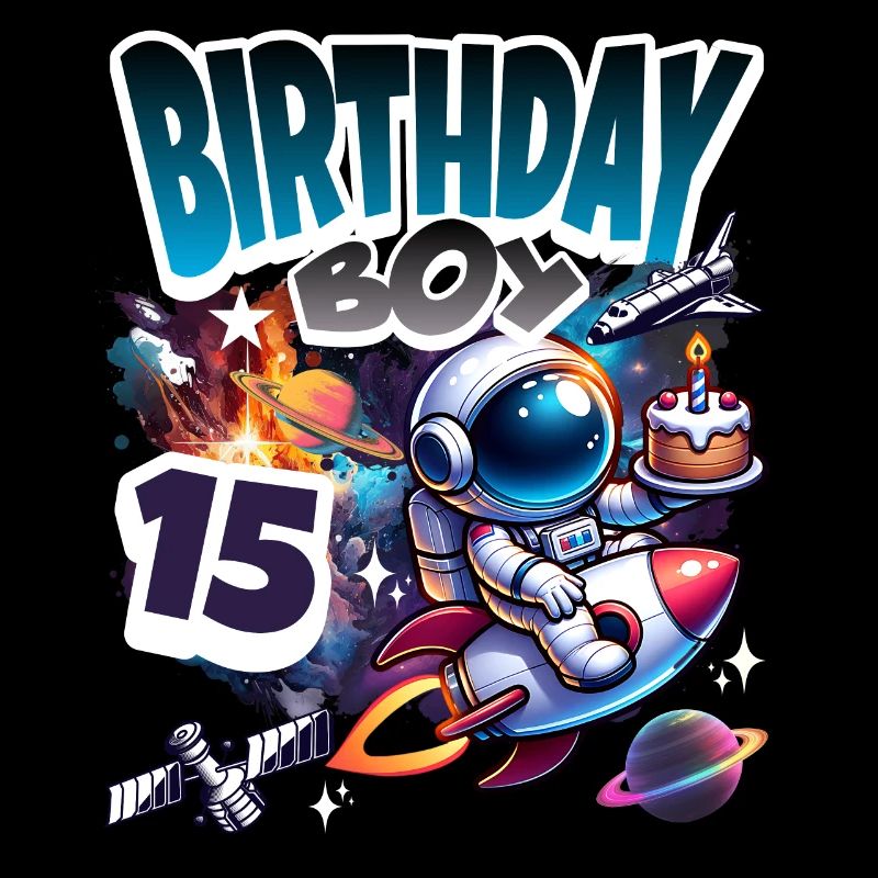 Astronaut 15th Birthday Space