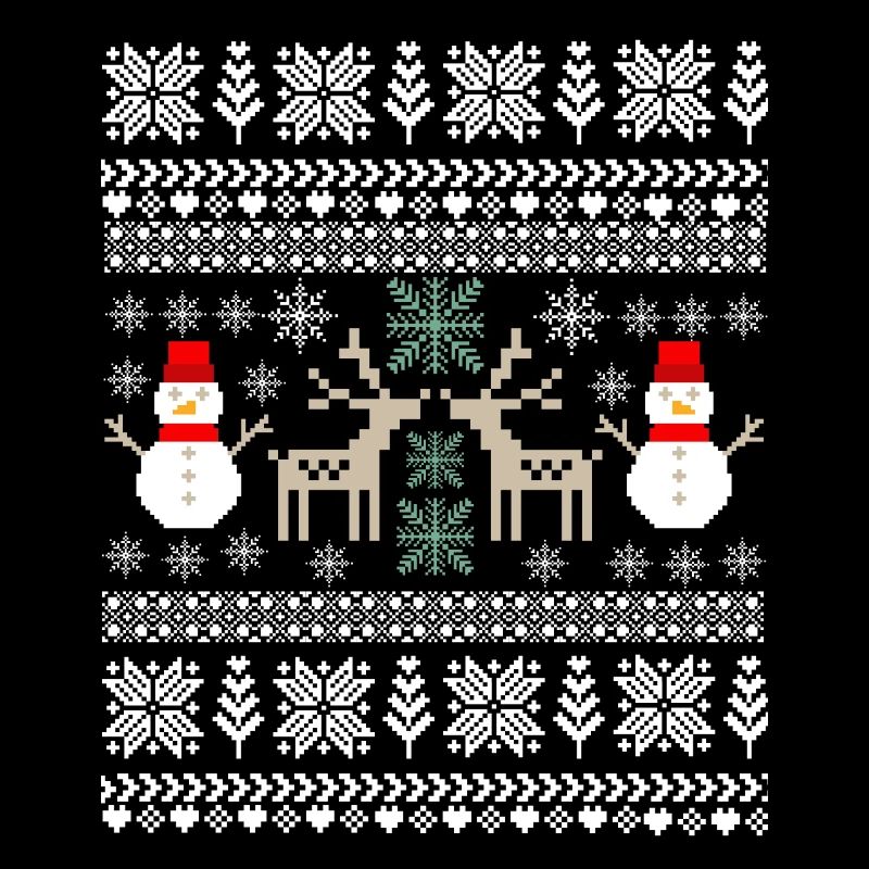 Rétro Noël Pixel