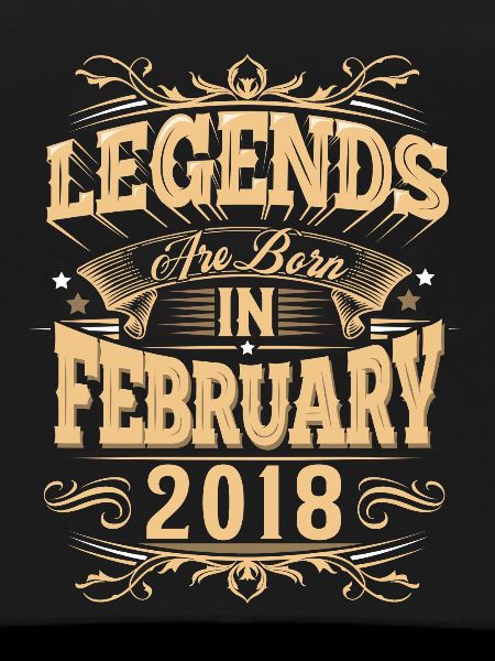 February 2018 Birthday Legend