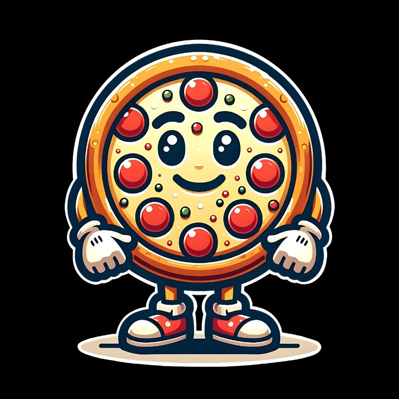 Mascotte de pizza