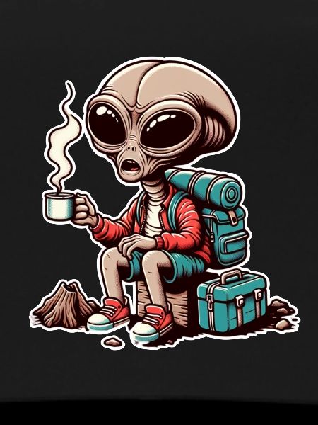 Hiking Alien Coffee Mountains