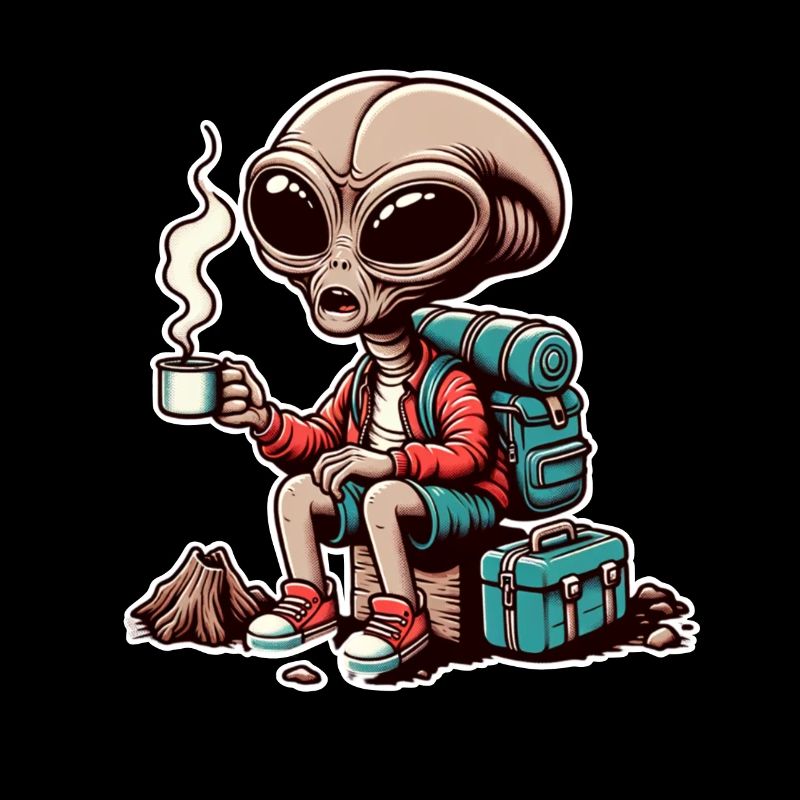 Hiking Alien Coffee Mountains