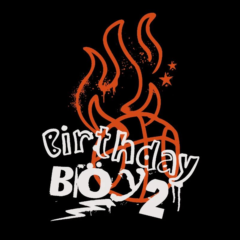 basket-ball 2e anniversaire basketteur
