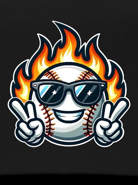 Baseball Flames