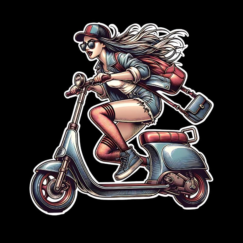 Scooter Cyclomoteur Scooter
